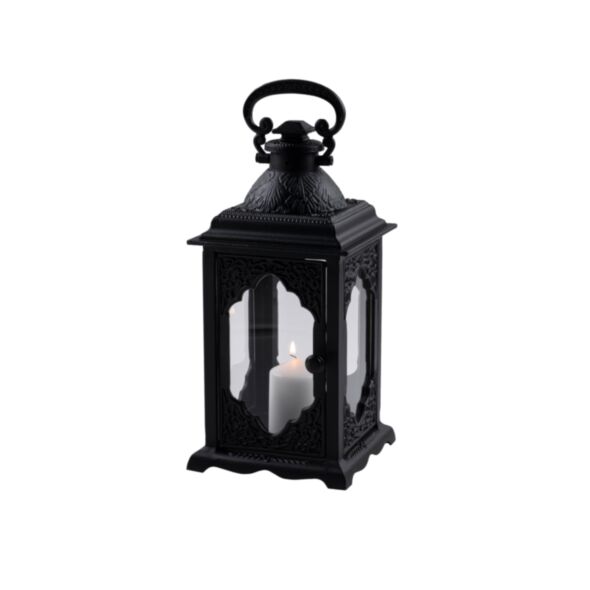Ljuslykta utomhus H43 Svart Aluminium Portofino