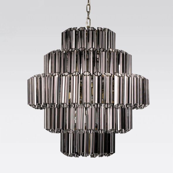 Kristallkrona Ø65cm Mässing/Svart - Verona