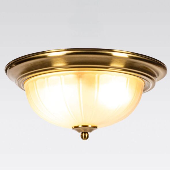 Takplafond Ø33cm Mässing - Monterey