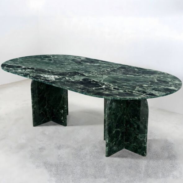 Matbord Marmor Grön 240cm - Matisse