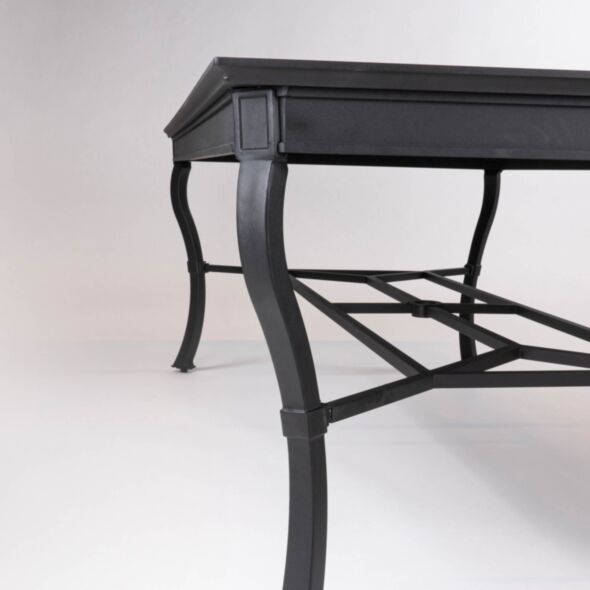 Matbord Utomhus Svart Aluminium St Tropez 213cm