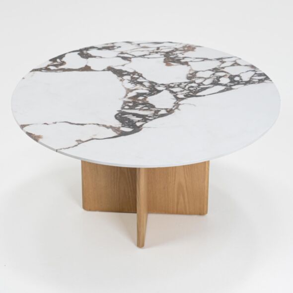 Soffbord Ø80cm Ek/Viola Faux - Matisse