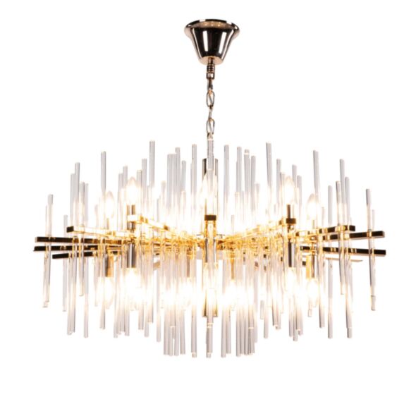 Modern Kristallkrona Ø85cm Vienna Guld