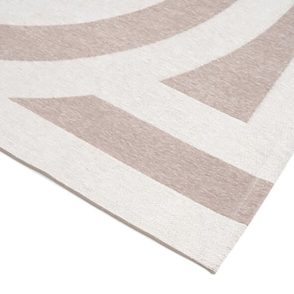 Mönstrad Matta Vit/Beige 160x230cm - Tiffany