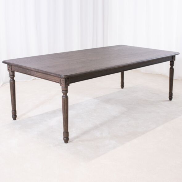Matbord 240cm Rökt Ek - Gripsholm