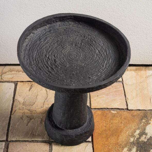 Fågelbad 47x54cm Mörkgrå - Fabia