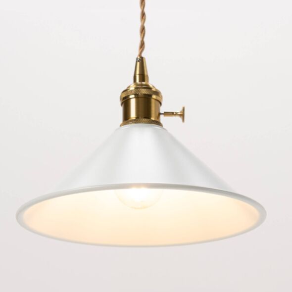 Fönsterlampa/Pendellampa Vit & Mässing - Rosendal