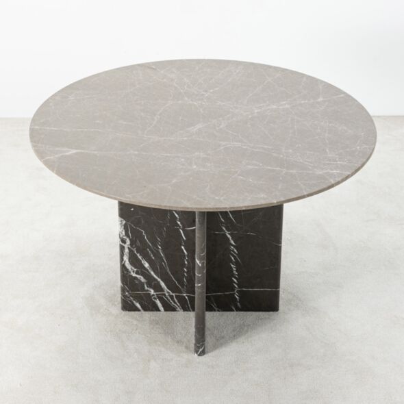 Runt Matbord Marmor Grå Ø120cm - Matisse