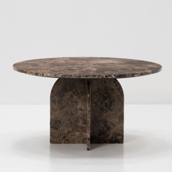 Soffbord Ø80cm Brun Marmor - Matisse Soffbord Ø80cm Brun Marmor - Matisse