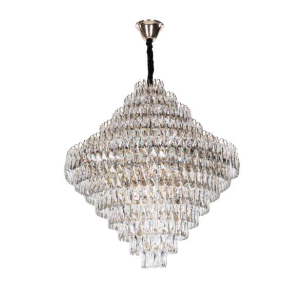 Kristallkrona Texas Guld Ø 80cm