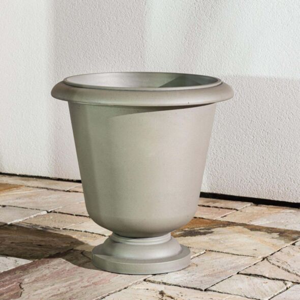 Stor Kruka Utomhus 58x60cm Grå - Gloria