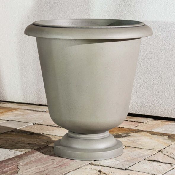 Stor Kruka Utomhus 71x73cm Grå - Gloria