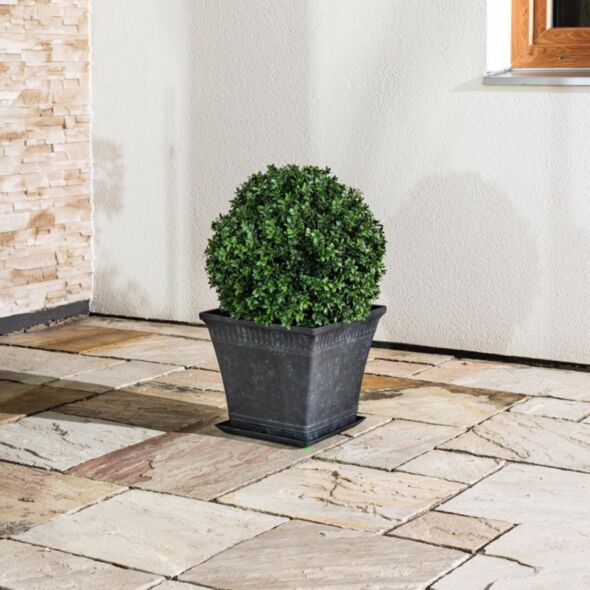 Svart Kruka Utomhus 35x30cm - Hera