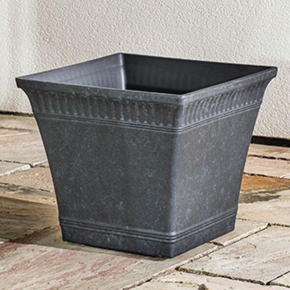 Svart Kruka Utomhus 42x36cm - Hera
