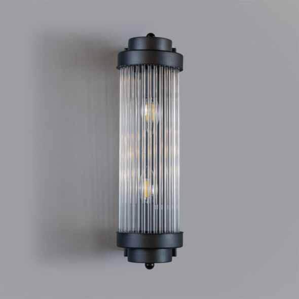 Kristall Vägglampa Nice Svart H40cm