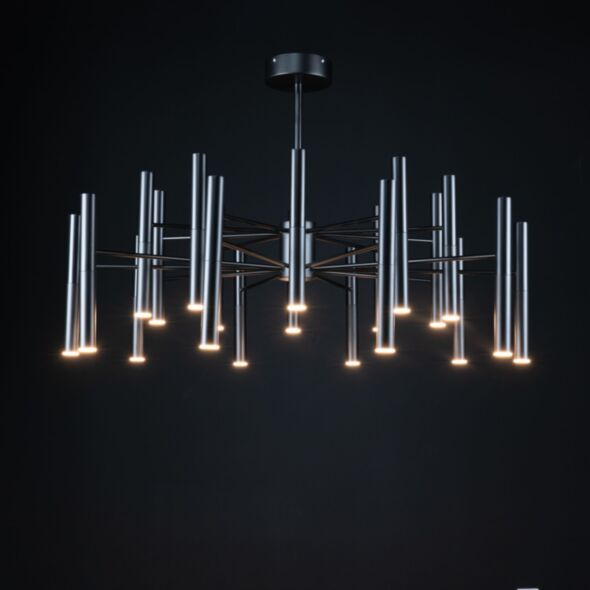 Stor Taklampa Ø100cm Oslo Svart