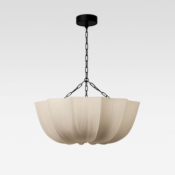 Taklampa Tyg Ø55cm - Osaka