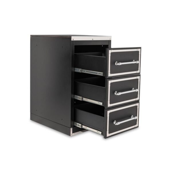 Utekök Modul 3 Lådor 55cm Svart - Monte Carlo
