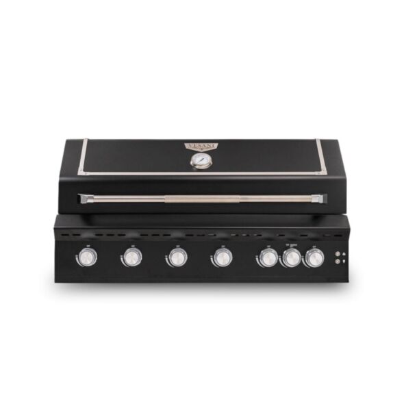 Utekök Gasolgrill 6 Brännare Inbyggbar 120cm Svart - Monte Carlo