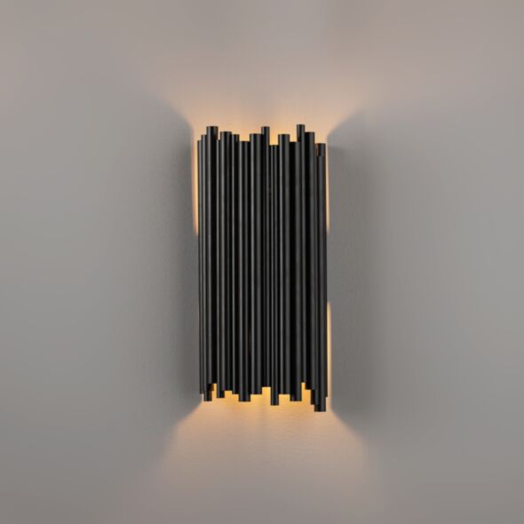 Vägglampa Svart H40cm - Monaco