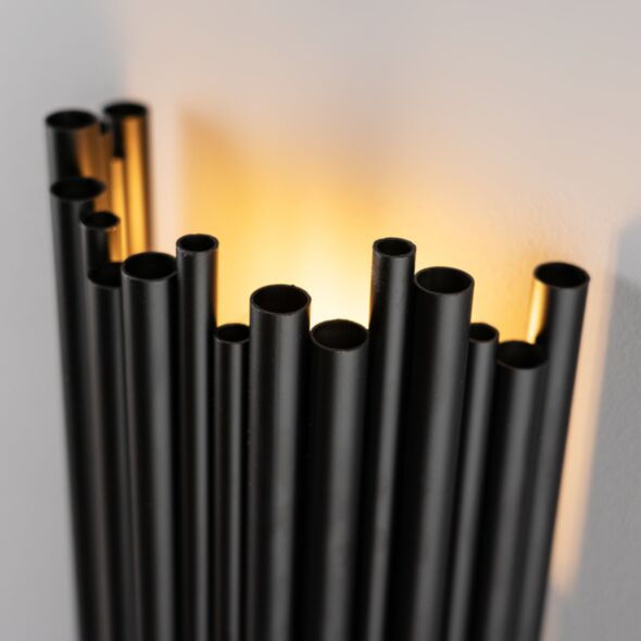 Vägglampa Svart H40cm - Monaco