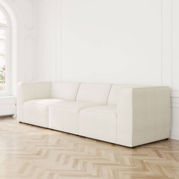 Soffa 3-sits 278cm Vit - London