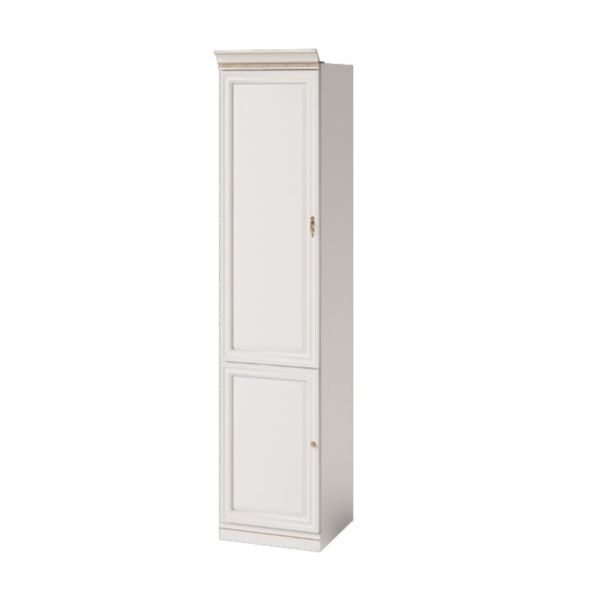 Vit Garderobsmodul 1D-06 Vänster Panel - Monte Carlo