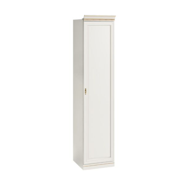 Vit Garderobsmodul 1D-07 Höger Panel - Monte Carlo