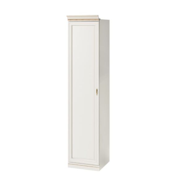Vit Garderobsmodul 1D-07 Vänster Panel - Monte Carlo
