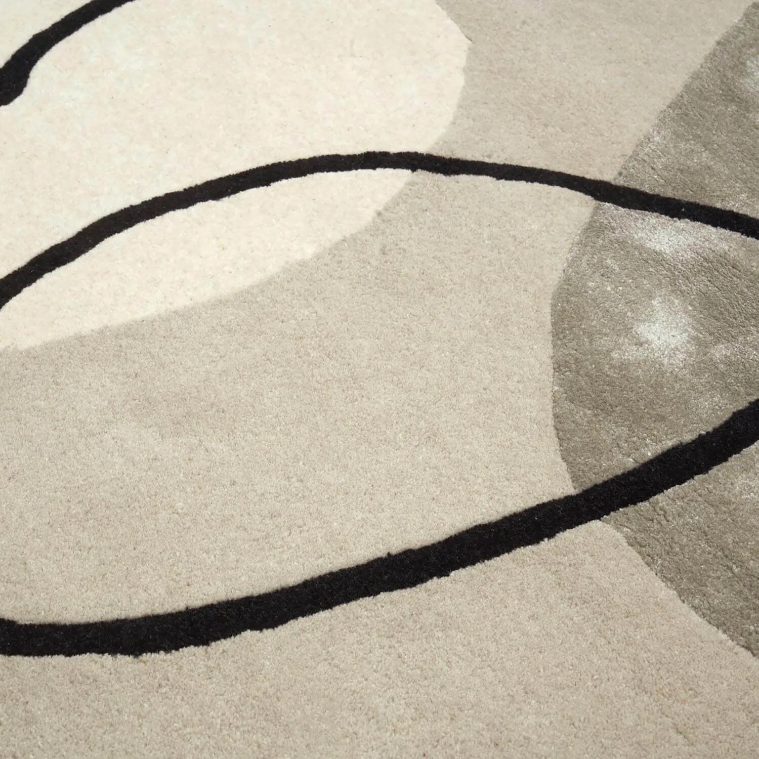 Beige Viskosmatta 160x230cm - Leia