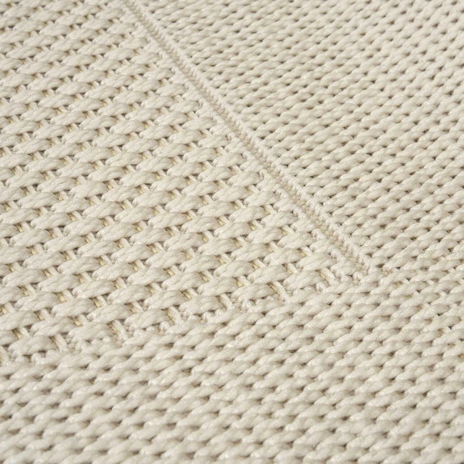 Vit Utomhusmatta 200x290cm - Deserto