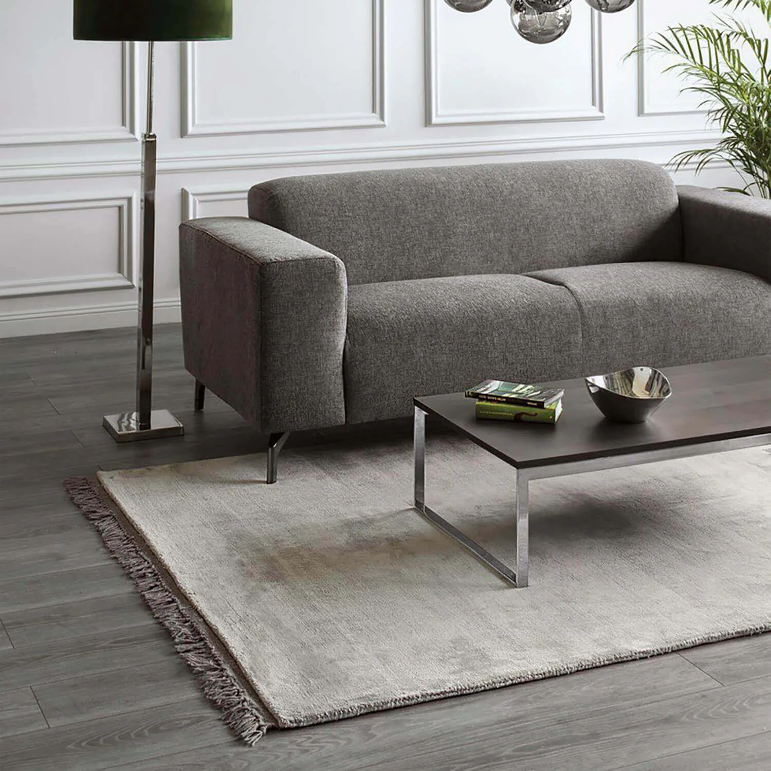 Viskosmatta Beige 200x300cm - Luna