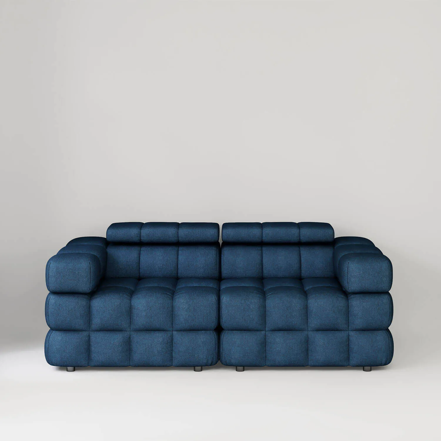 Soffa 2-sits 210cm Mörkblå  - Paris