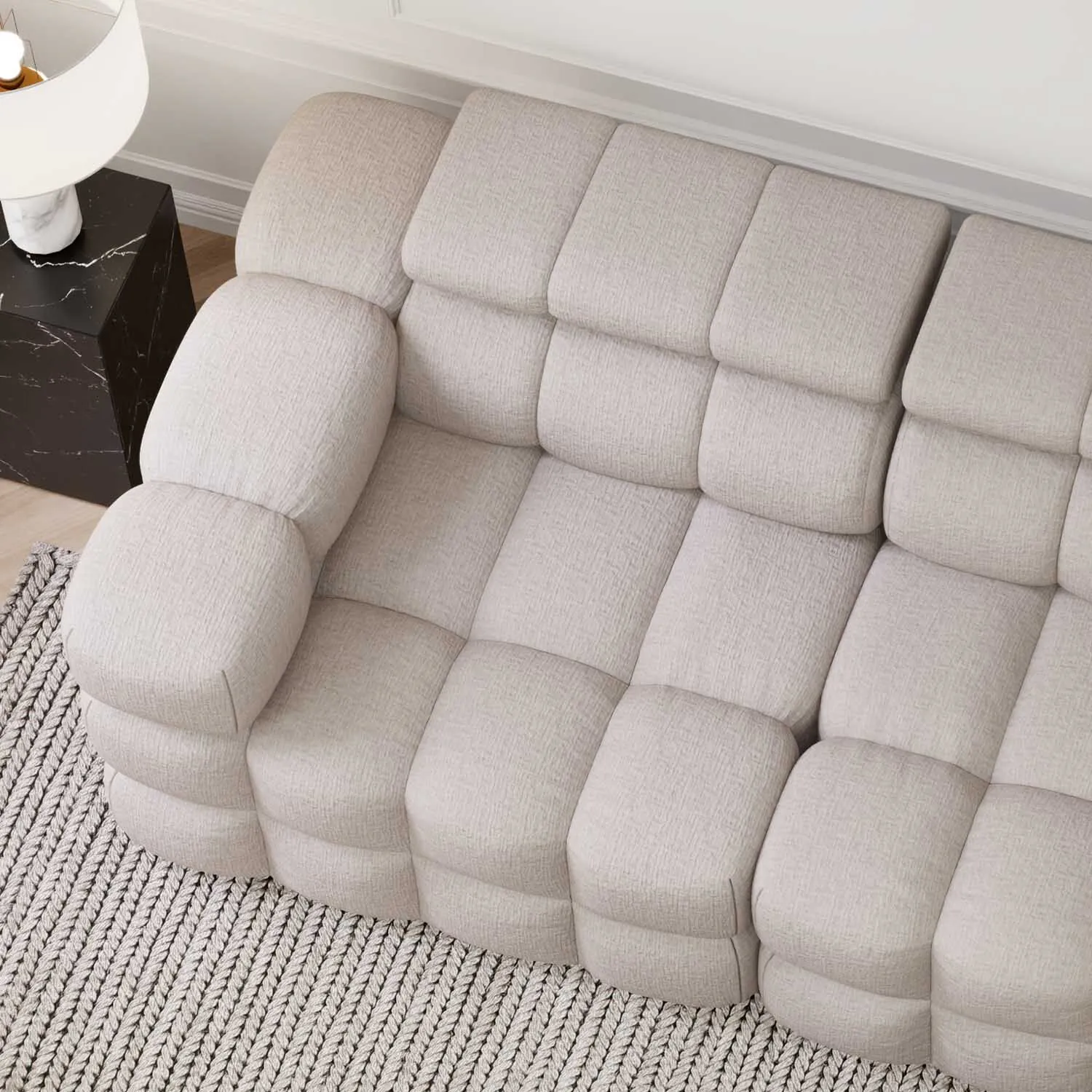 Soffa 2-sits 210cm Sand  - Paris