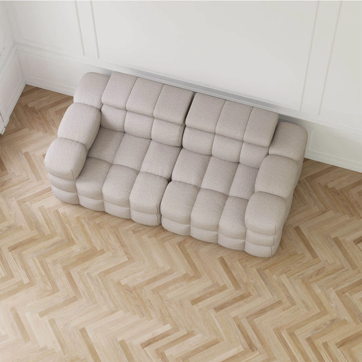 Soffa 2-sits 210cm Sand  - Paris