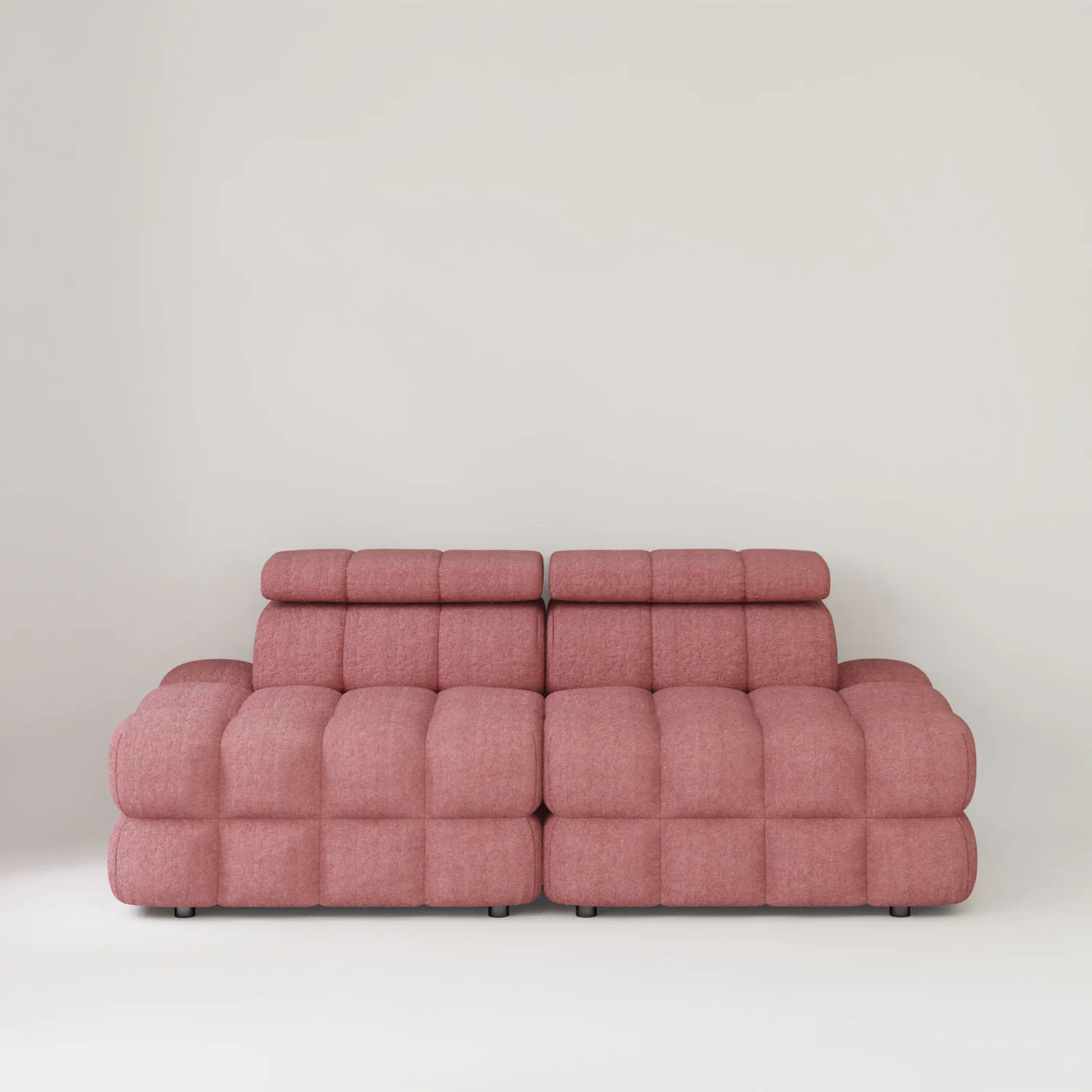 Soffa 2-sits 216cm Rosa Utan Armstöd - Paris