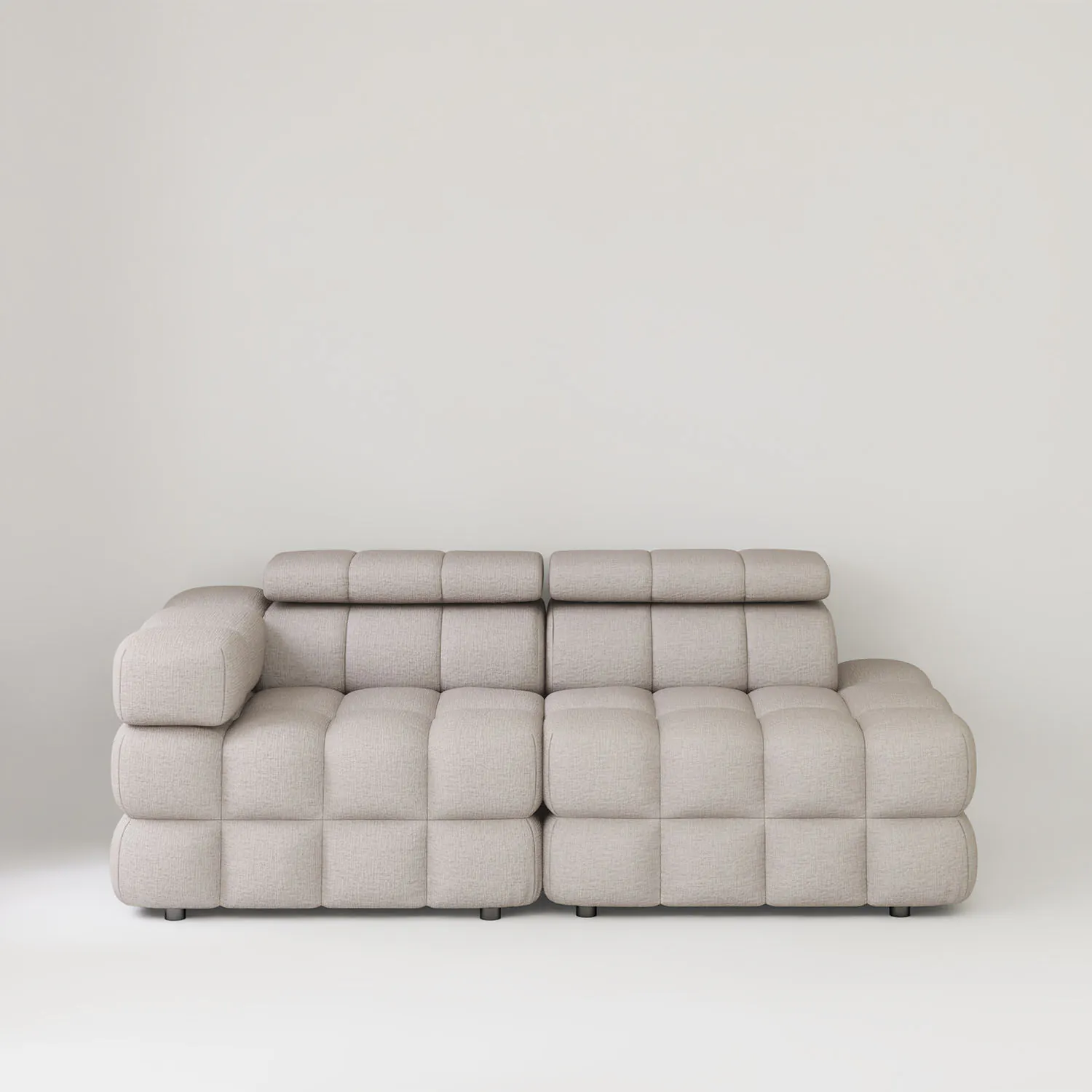 Soffa 2-sits 213cm Sand Armstöd Vänster - Paris