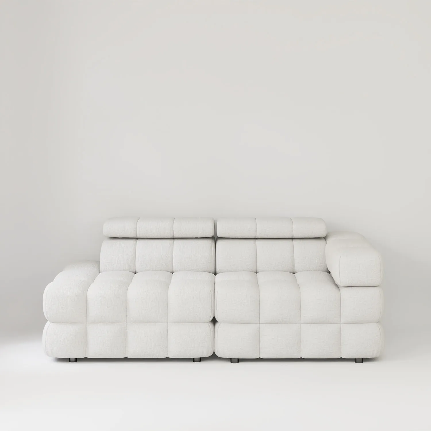 Soffa 2-sits 213cm Vit Armstöd Höger - Paris