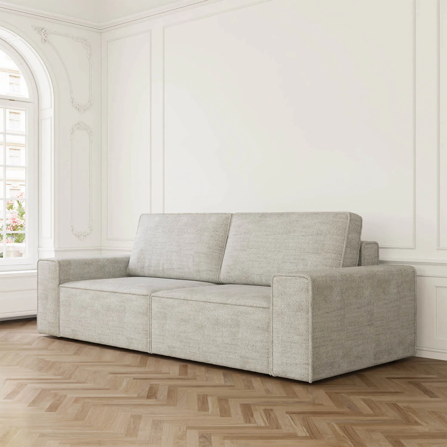 Soffa 3-sits 250cm Greige - Sydney