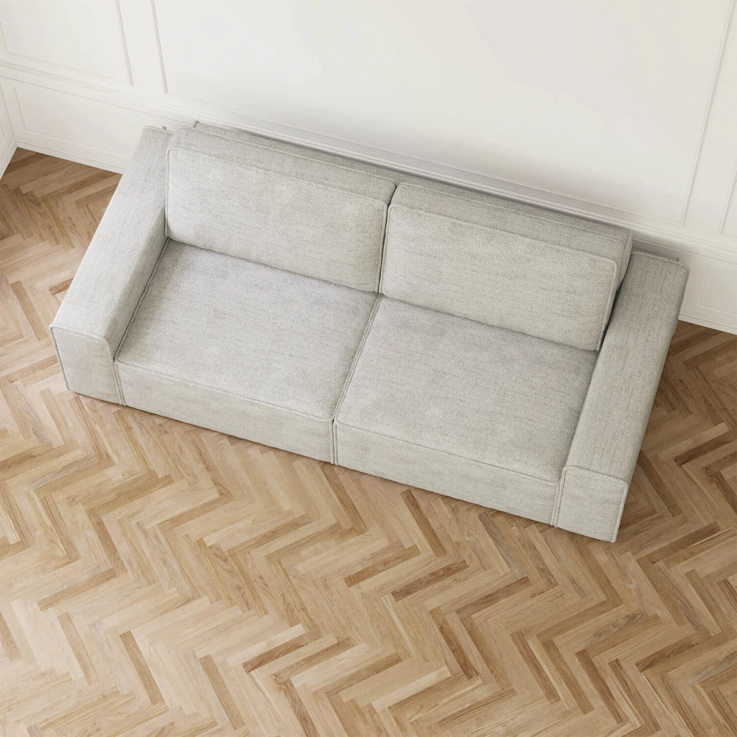 Soffa 3-sits 250cm Greige - Sydney