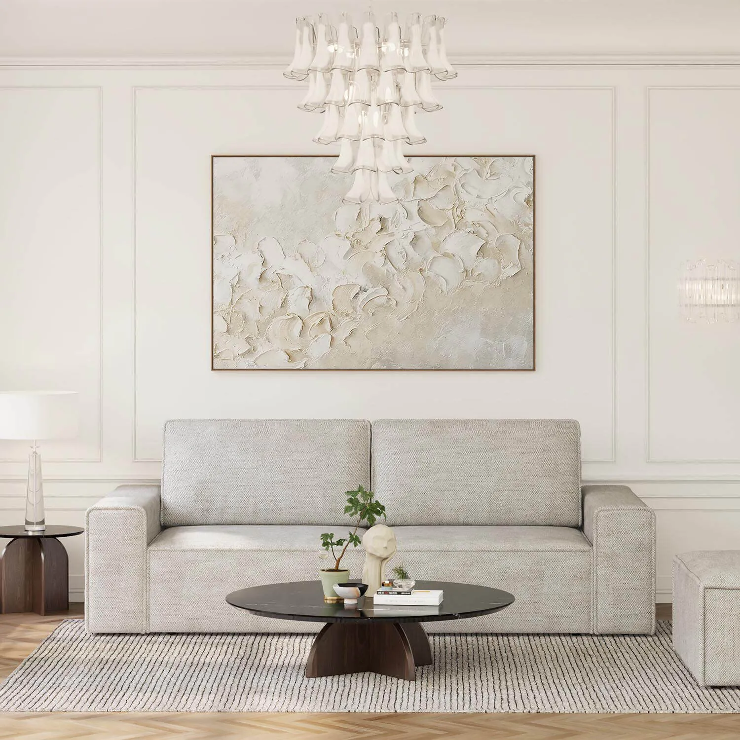 Soffa 3-sits 250cm Greige - Sydney