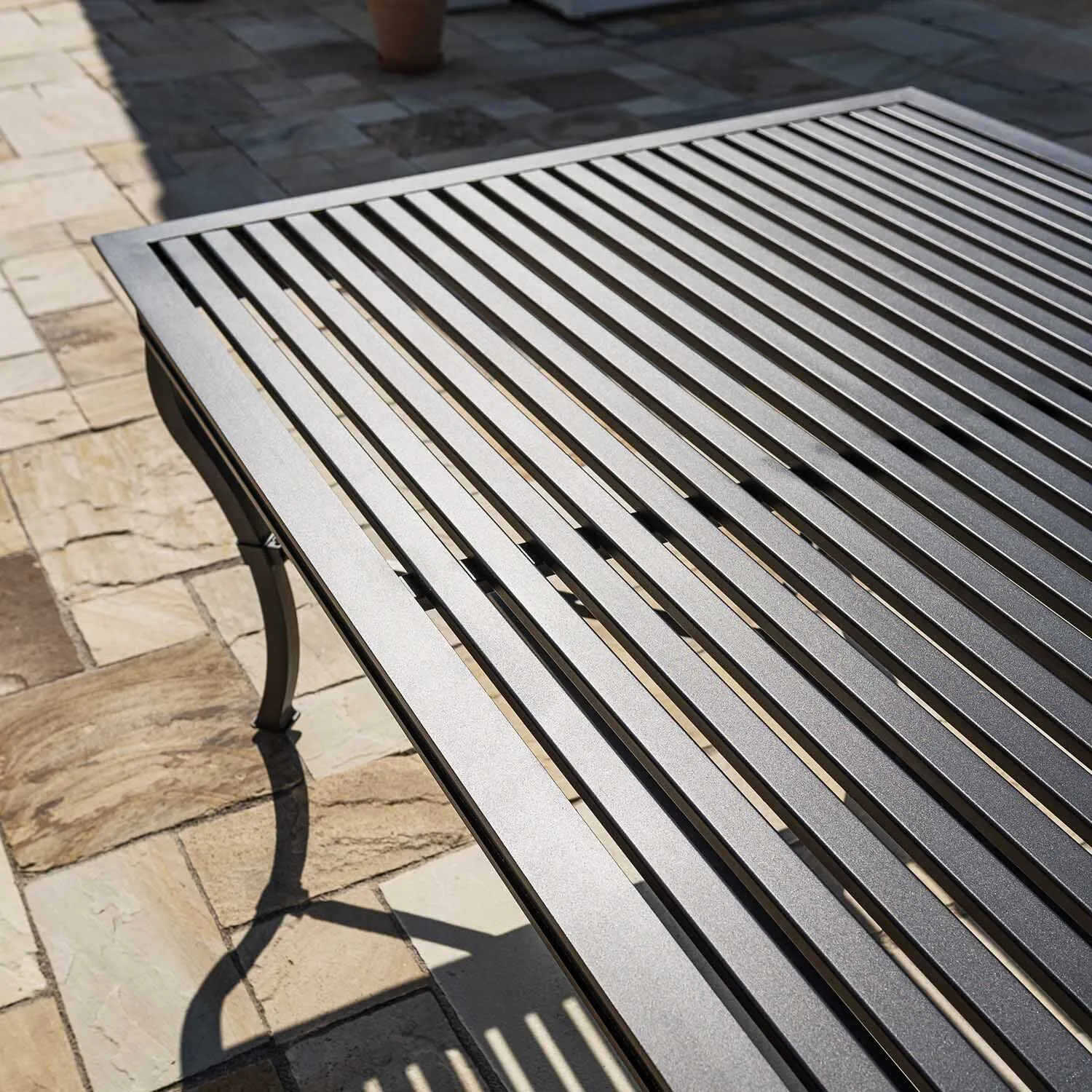 Matbord Utomhus Svart Aluminium St Tropez 320cm
