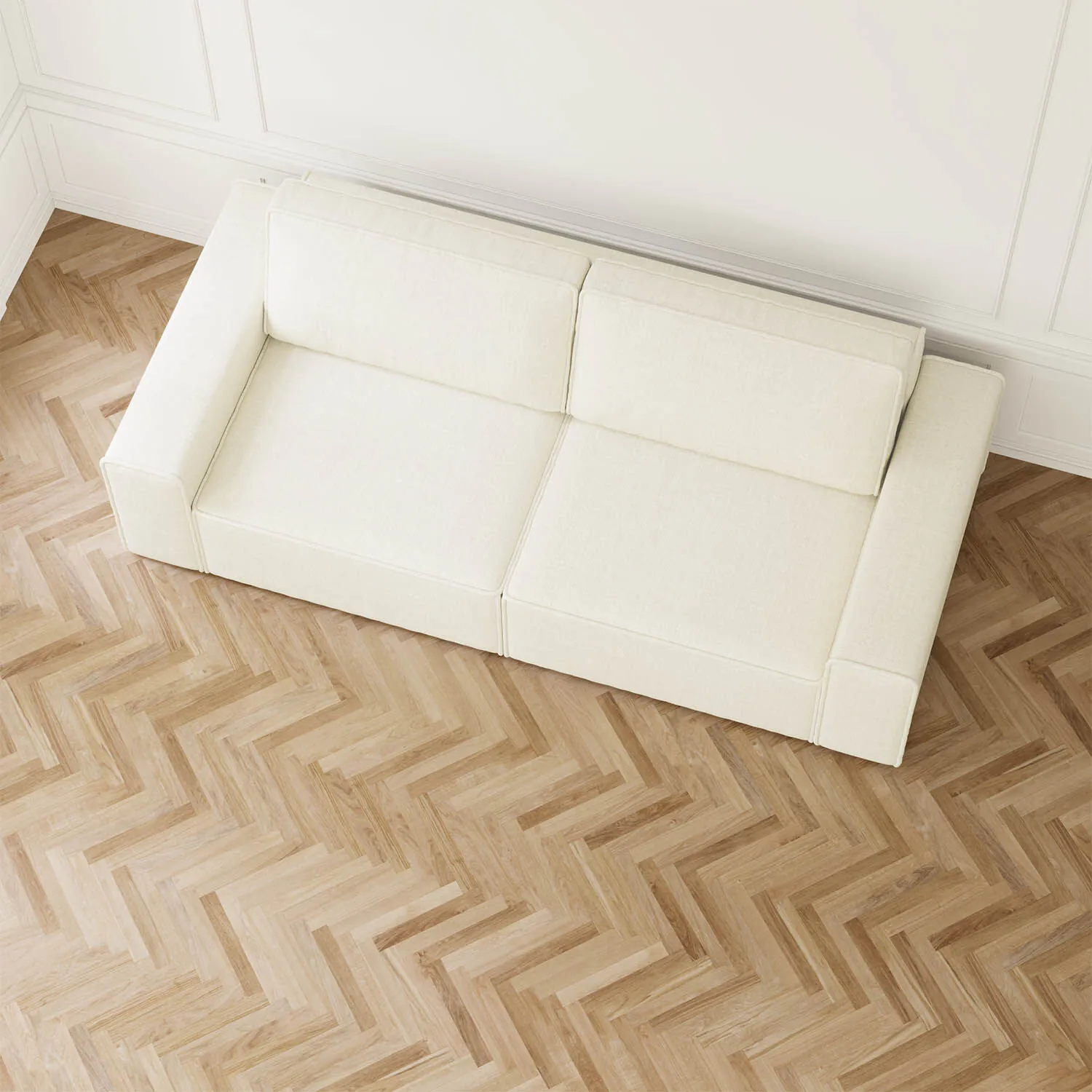 Soffa 3-sits 250cm Beige - Sydney
