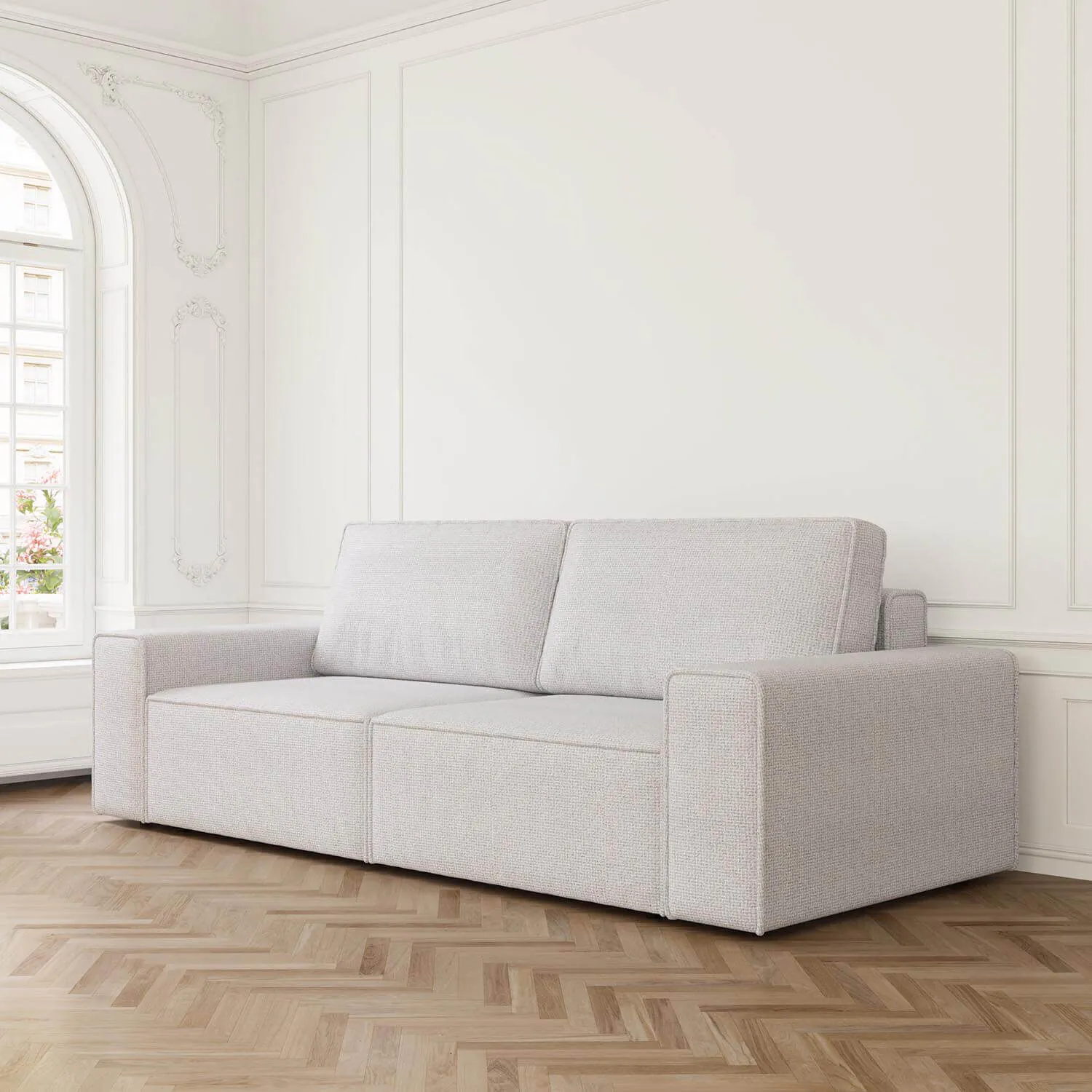 Soffa 3-sits 250cm Ivory - Sydney