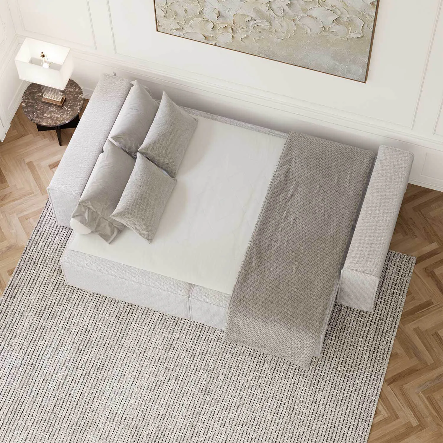Soffa 3-sits 250cm Ivory - Sydney