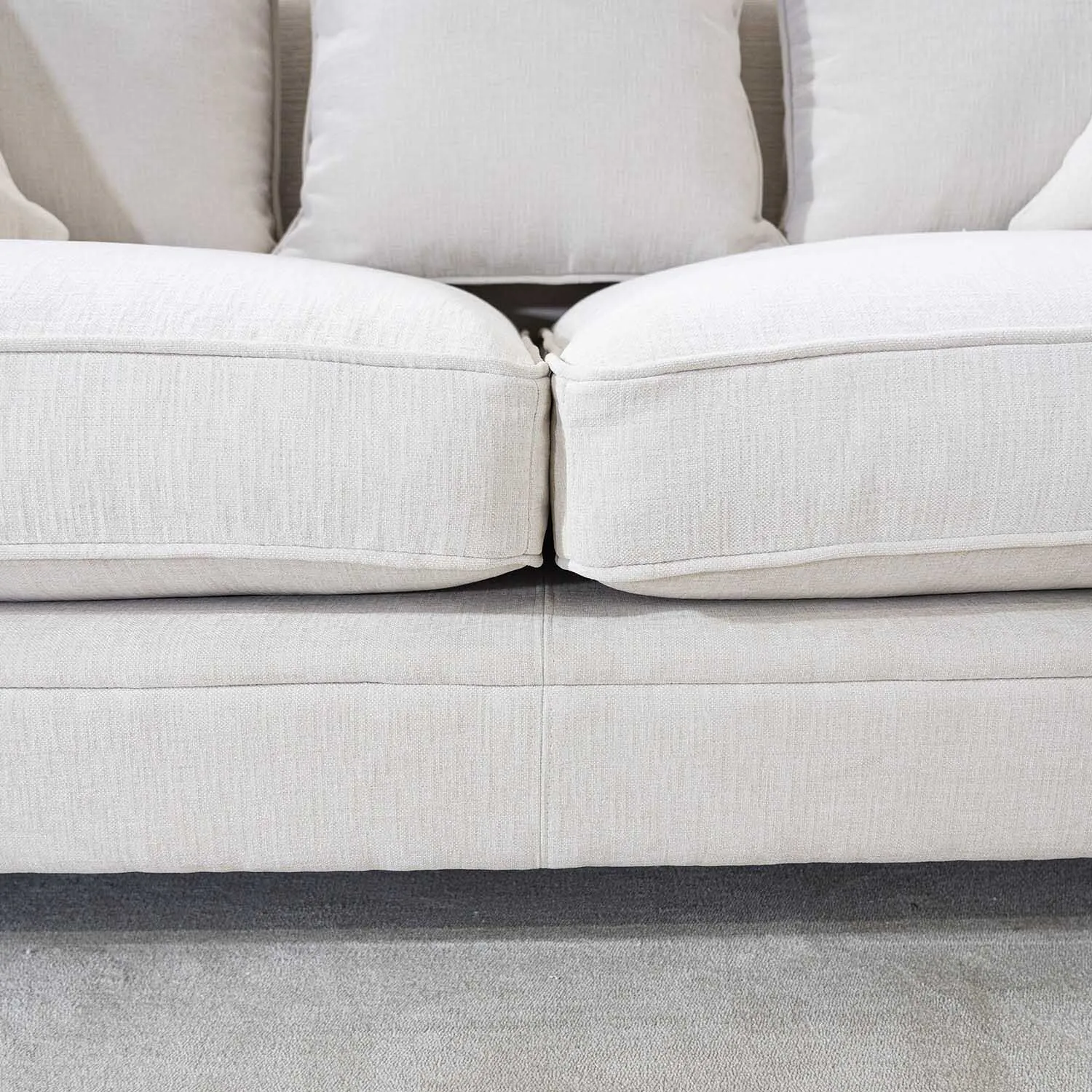 Beige Soffa 2-sits 210cm - Hampton