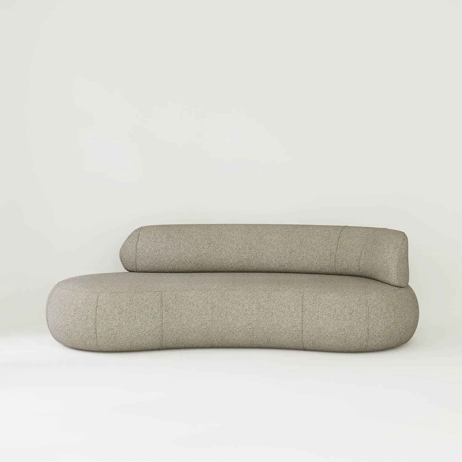 Soffa 3-sits 253cm Beige Armstöd Höger - Malibu