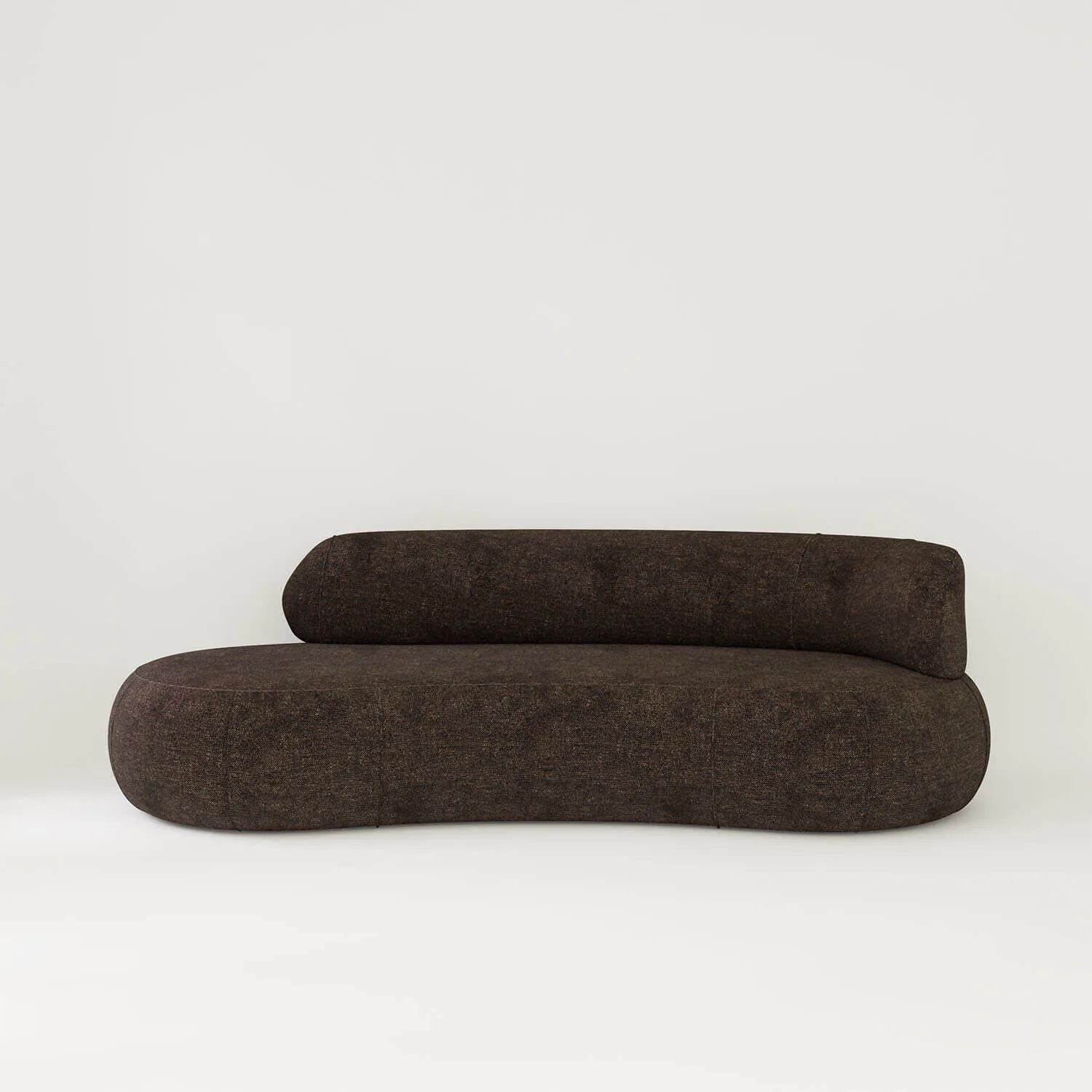 Soffa 3-sits 253cm Brun Armstöd Höger - Malibu