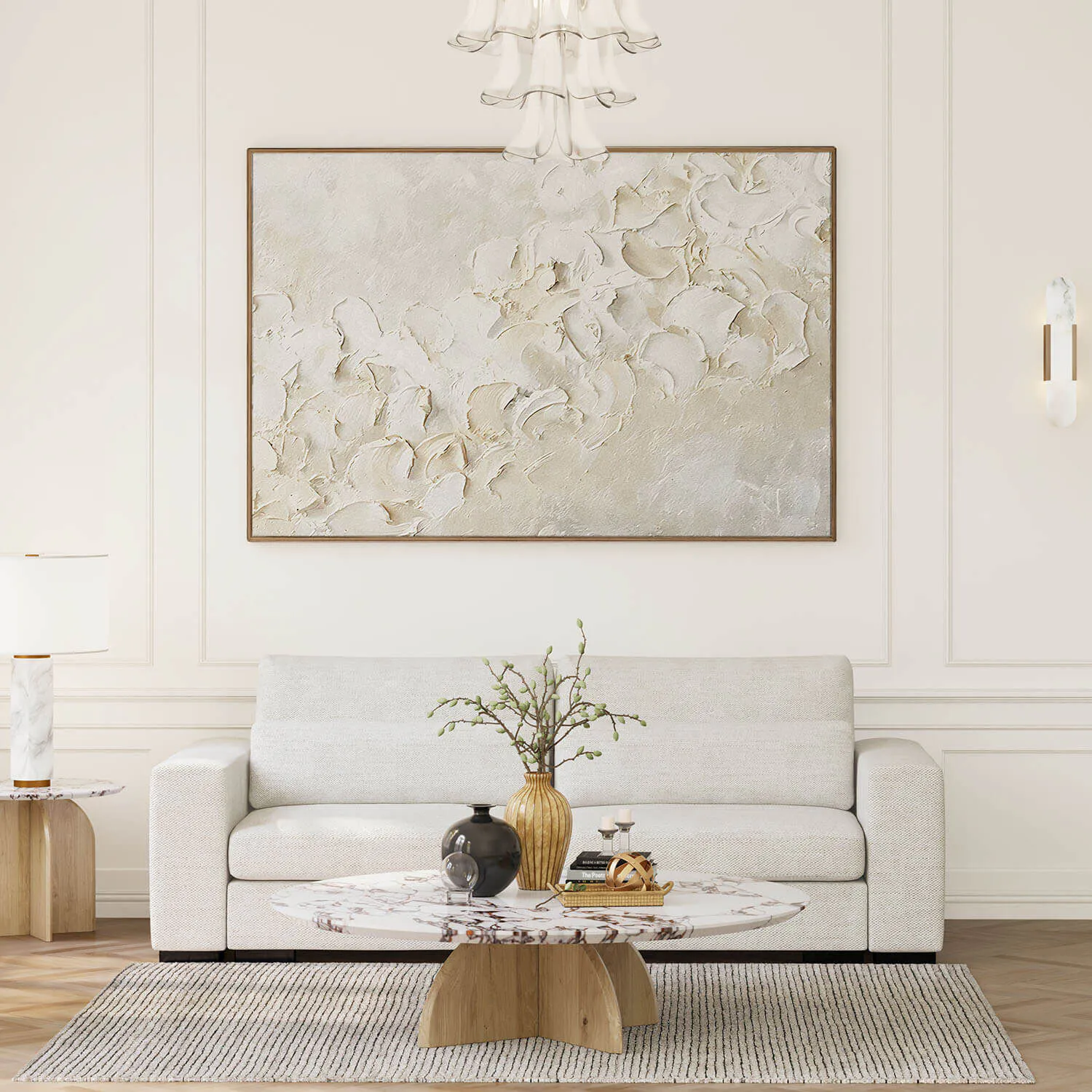 Bäddsoffa 236cm Greige - Madrid