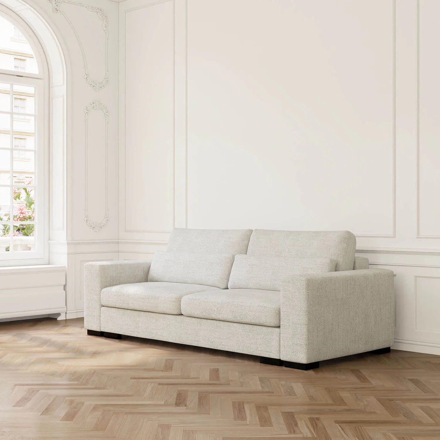 Bäddsoffa 236cm Greige - Madrid